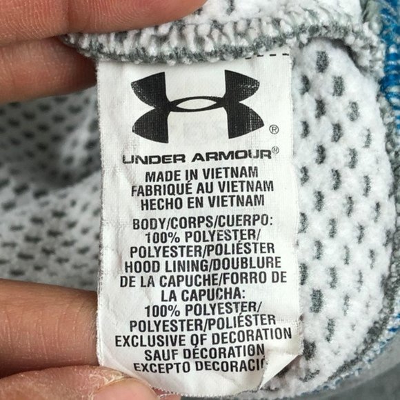 Under Armour Mens Gray Loose Pullover Hoodie sweat - Picture 8 of 8